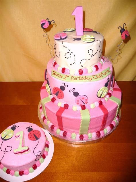 Hi, trisha enjoyed her birthday, especially the cake. Fabulous 1st Birthday Cake For Baby Girls