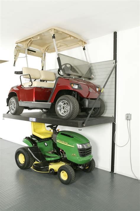 The mojack ez lawn mower lift lets you safely keep up with lawn mower maintenance like belt replacement, blade sharpening and debris removal. Pin on Barn Garage