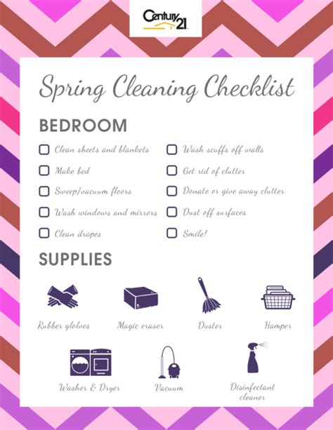 Spring Cleaning Checklist Bedroom Century 21®
