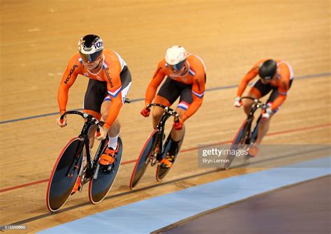The Dutch Team In Action On Their Way To Second Place In The Mens