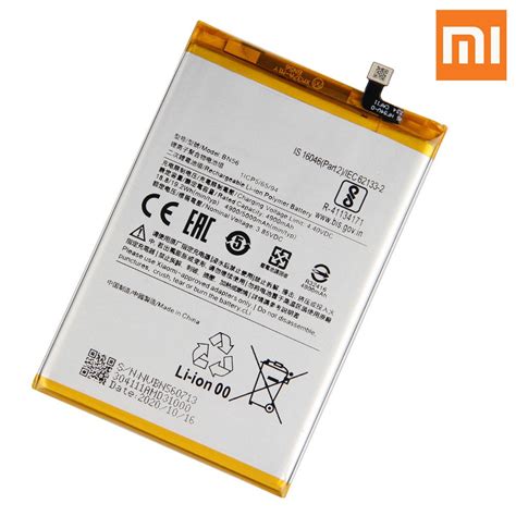 Original Battery Xiaomi Xiaomi Redmi 9c Redmi 9a Bn56 Service Pack