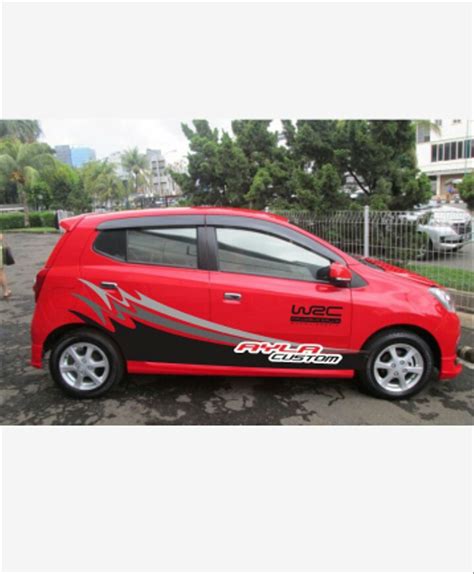 40 Top Gambar Cutting Sticker Mobil Agya Warna Merah Konsepmodif