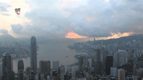 Sunrise Over Hong Kong From Victoria Peak Hd Youtube