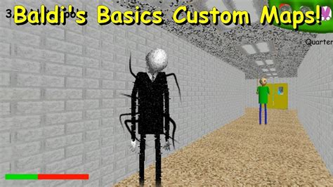 Baldis Basicscustom Maps Baldis Basic Custom Map Youtube