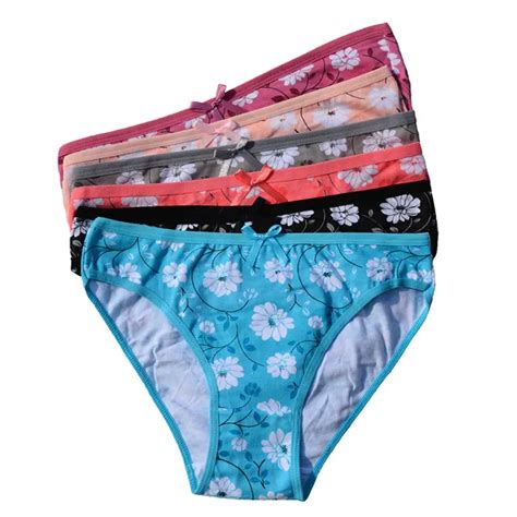 woman underwear cotton cute floral print sexy briefs ladies panties knickers lingerie intimates