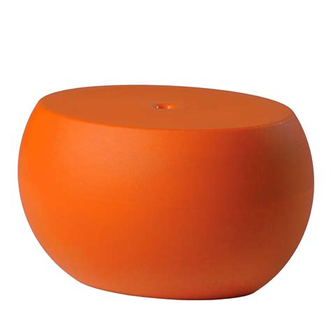 Blos Low Orange Accent Table Slide Artemest