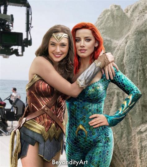 Wonder Woman And Mera By Beyondityart On Deviantart Gal Gadot Wonder