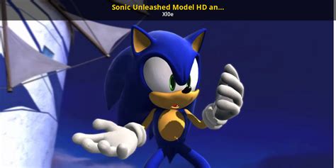 Sonic Unleashed Model Hd And Animations Credited Sonic Frontiers Mods