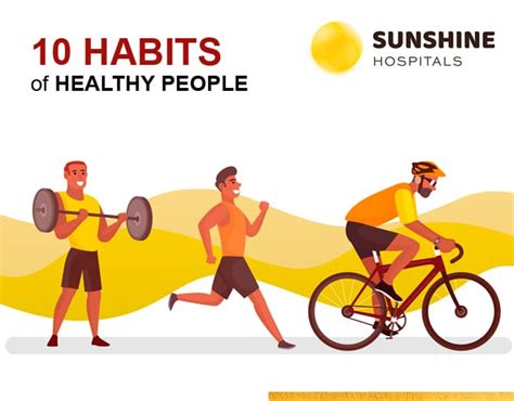 10 Habits Of Healthy People Multispeciality Hospital