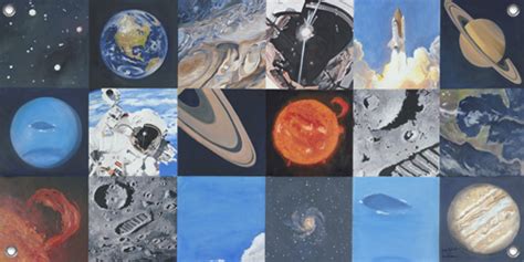 Childrens Wall Mural Space Exploration