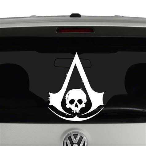 Assassins Creed Black Flag Inspired Vinyl Decal Sticker