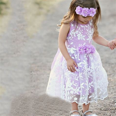 Infant Baby Summer Dress Kids Girl Toddler Floral Embroidery Sleeveless