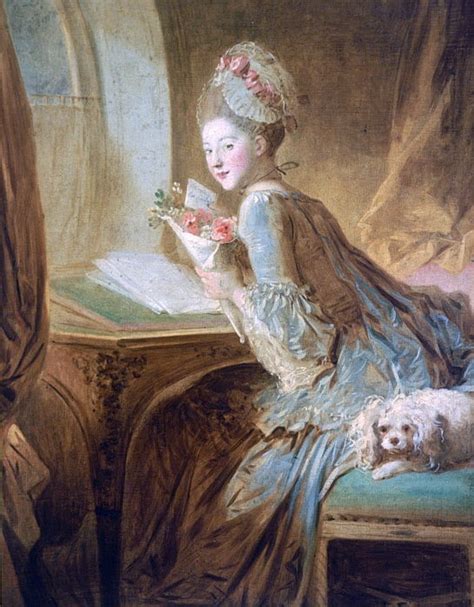 La Lettre Dandamour C1770 Jean Honore Fragonard