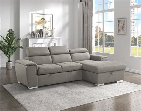 9355br22lrc 22 Piece Sectional With Adjustable Headrests Pull Out