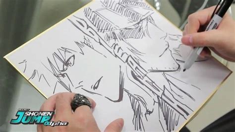 Sketch Ichigo Kurosaki Et Kisuke Urahara De Bleach Tite Kubo