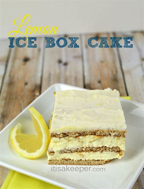 This Easy Lemon Ice Box Cake Is One Of My Favorite Easy No Bake Desserts This Recipe Is Light