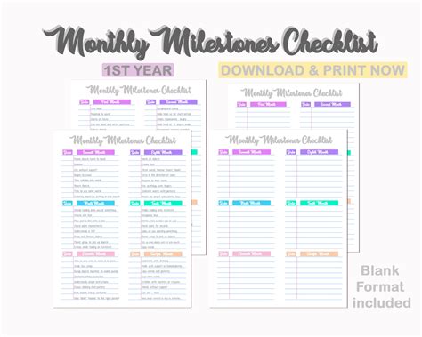 Month Old Milestones Checklist Ph