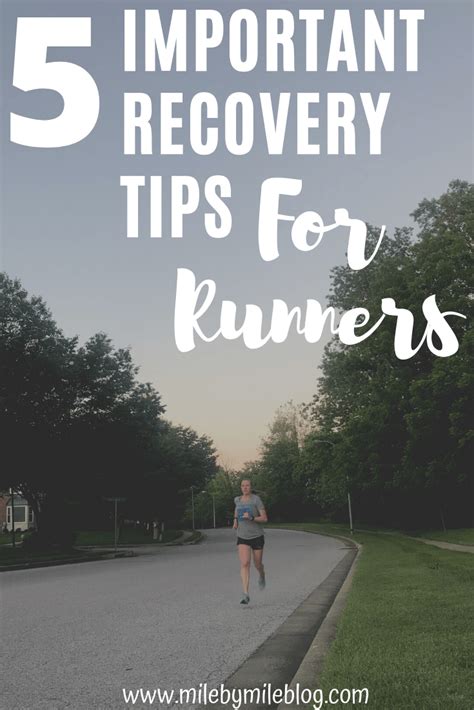 Top 5 Important Recovery Tips For Runners