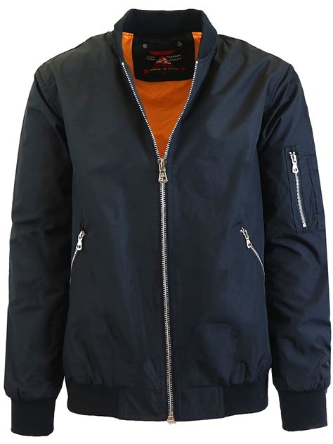 Mens Lightweight Ma 1 Bomber Flight Jackets