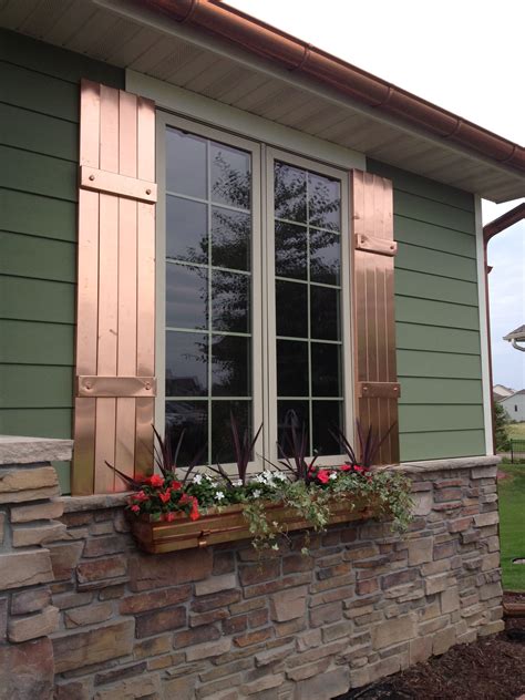 Copper Gutter Metal Shutters House Shutters Window Shutters Window