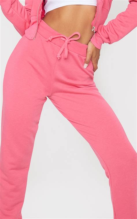 hot pink ultimate sweat joggers co ords prettylittlething
