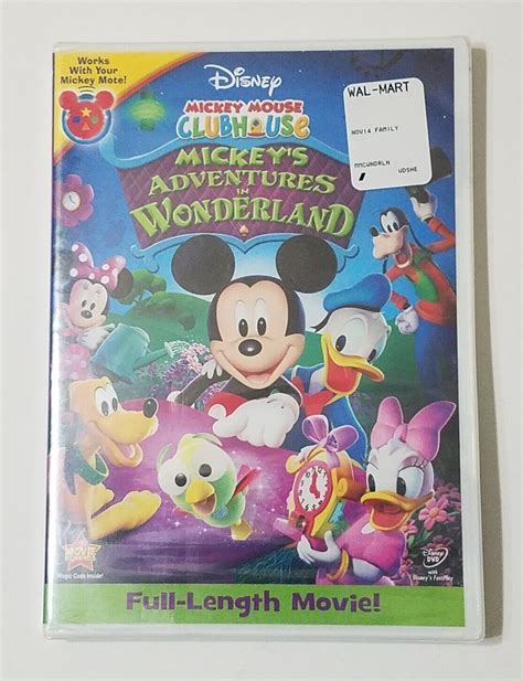 Mickeys Adventures In Wonderland Dvd Region 1 2009 New Sealed
