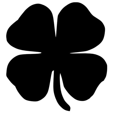 Four Leaf Clover Iron On Decal Decal Design Shop