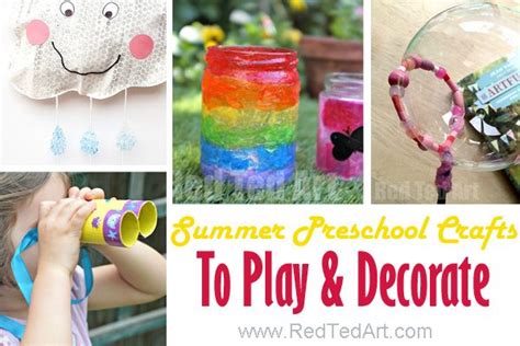 47 Summer Crafts For Preschoolers To Make This Summer