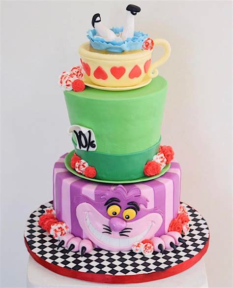 Homemade Alice In Wonderland Cake Food