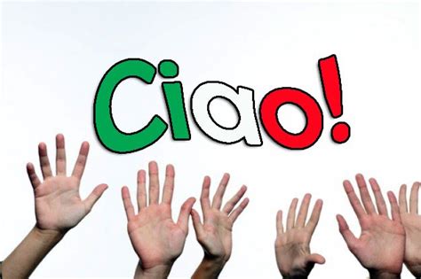 Ciao Il Saluto Più Usato Al Mondo Italië Italiaans Italiaanse Taal