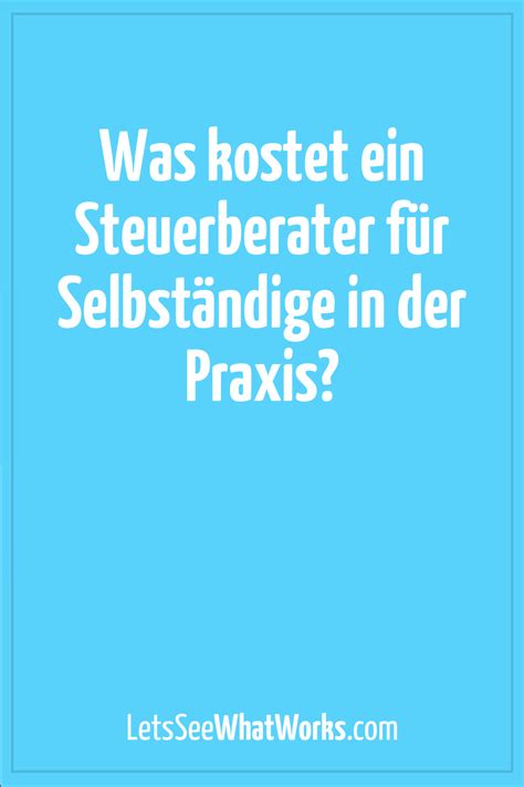 The low is the lowest point ever reached by geld verdienen von zu hause ohne kosten the market during the contract period. Steuerberater Kosten in der Praxis: Womit ist zu rechnen ...
