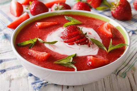 7 Summer Cold Soups From Russia Recipes Russia Beyond Strawberry