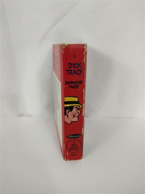 Vintage Dick Tracy Encounters Facey Small A Little Big Book 1967 Ebay