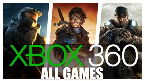 All Xbox 360 Games In One Video Youtube
