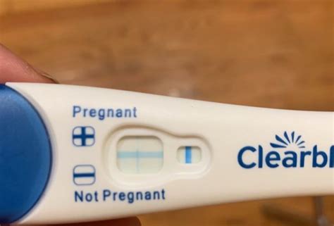 Faint Clear Blue Pregnancy Test Ar