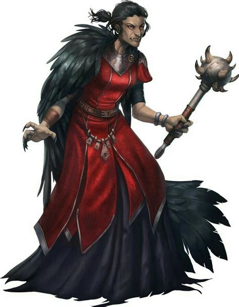 Harpy Witch Pathfinder Pfrpg Dnd Dandd D20 Fantasy Character