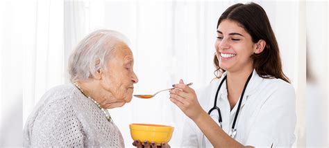Feeding A Patient With Dementia Samvedna Care