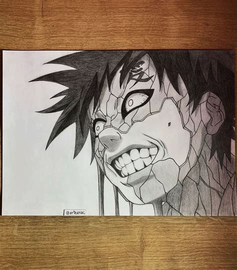 Gaara By Arteanac Naruto Painting Anime Character Drawing Naruto