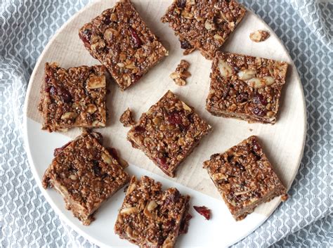 No Bake Healthy Chewy Snack Bars Baker Jo Easy Quick Snack Bars