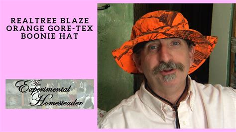Realtree Blaze Orange Gore Tex Boonie Hat Youtube