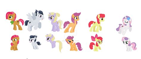 The Mane 6 Of The Future By Equinestuff On Deviantart