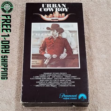 URBAN COWBOY VHS John Travolta Original Paramount Box First Edition
