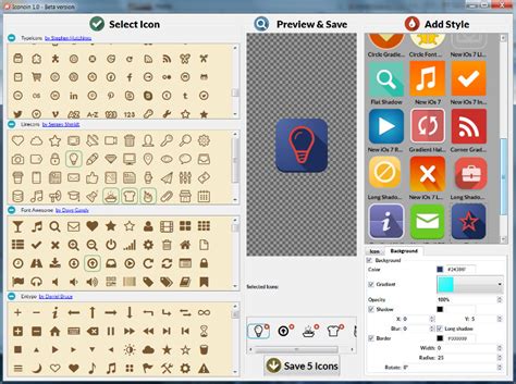 Free Icon Maker Beautiful Icons With A Minimum Of Graphics Expertise