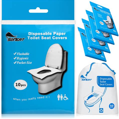 Buy Disposable Toilet Seat Covers CT Of XL Thick Flushable Toilet Seat Covers Disposable