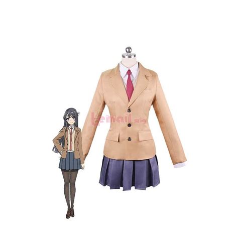 Anime Character Mai Sakurajima Uniform Cosplay For Sale