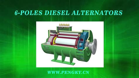 Three Phase Ac Generator Working Principle Multi Pole Diesel