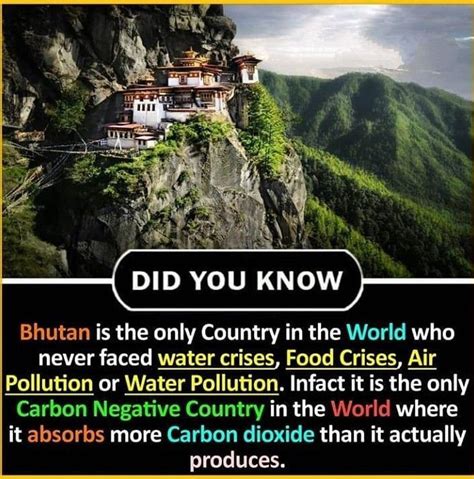 Bhutan Facts Amazing Science Facts Interesting Science Facts
