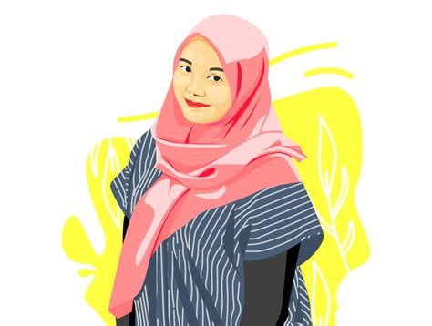 Hijab Girl Vector Art By Mada Ramadhan On Dribbble
