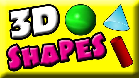 Mastery points available in course. Learn 3D Shapes for Kids | Three Dimensional Shapes ...
