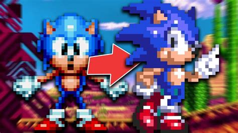 Sonic Mania Sonic 3 And Knuckles Sprite Mod Youtube